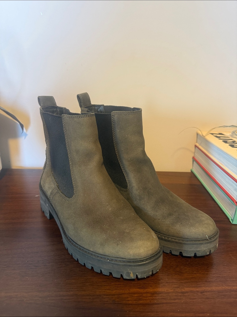 Timberland Suede Chelsea Lug Boots